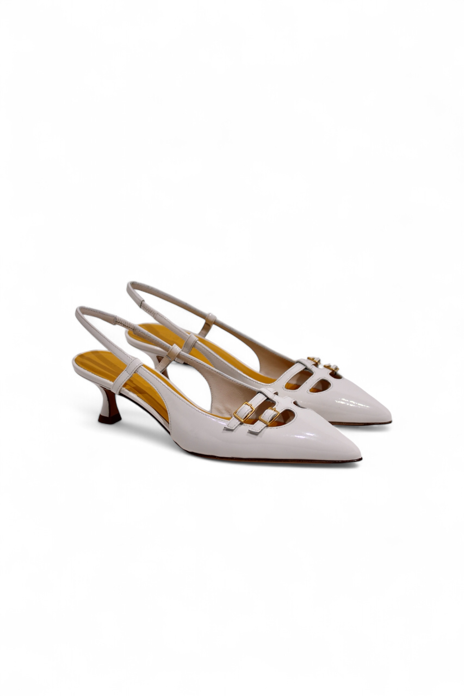 Mara Bini Naomi Slingback in Ivory