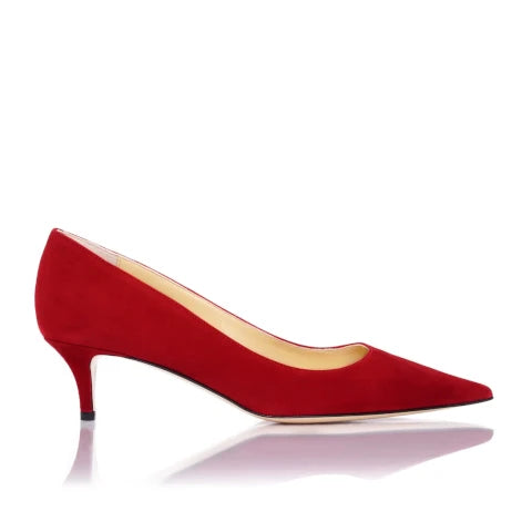 Marion Parke Red Suede Pump