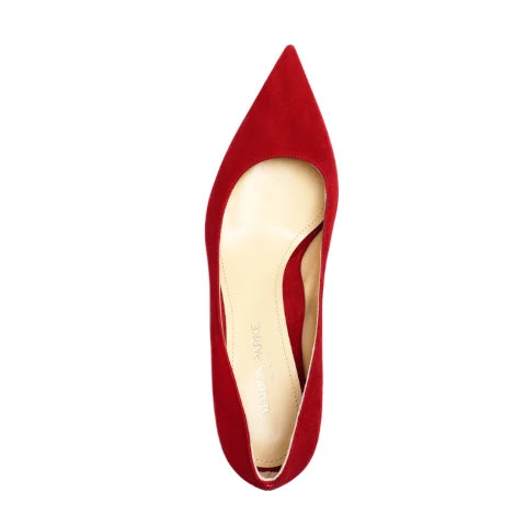 Marion Parke Red Suede Pump