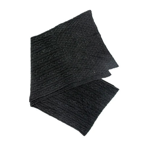 Mitchie's Matchings Cable Knit Sparkle Scarf