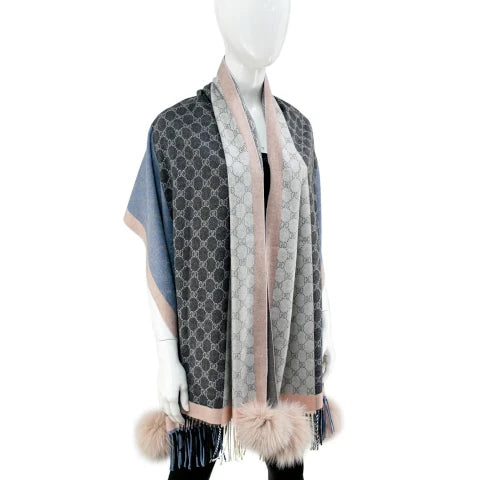 Mitchie's Matchings Blue Grey Scarf