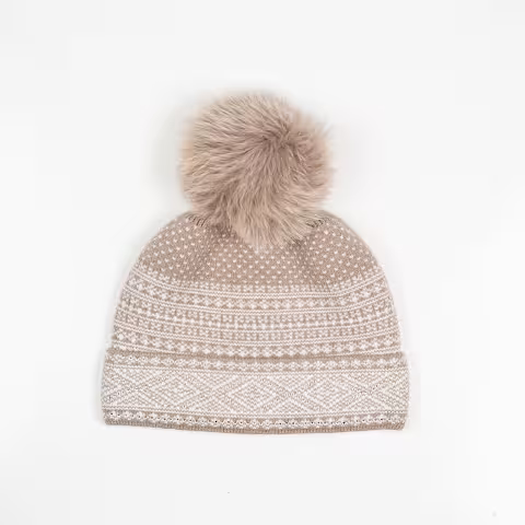 Mitchie's Matchings Nordic Beanie with Crystal Cuff