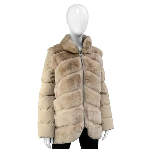 Mitchie's Matchings Fur Jacket with Removable Sleeves