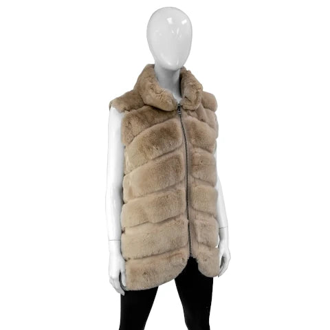 Mitchie's Matchings Fur Jacket with Removable Sleeves