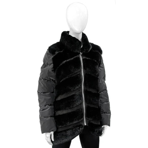 Mitchie's Matchings Fur Jacket with Removable Sleeves