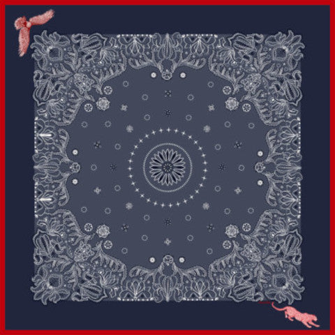 Mont Kiji Chantilly Silk Scarf
