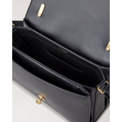 Mulberry Lana Top Handle in High Gloss Black