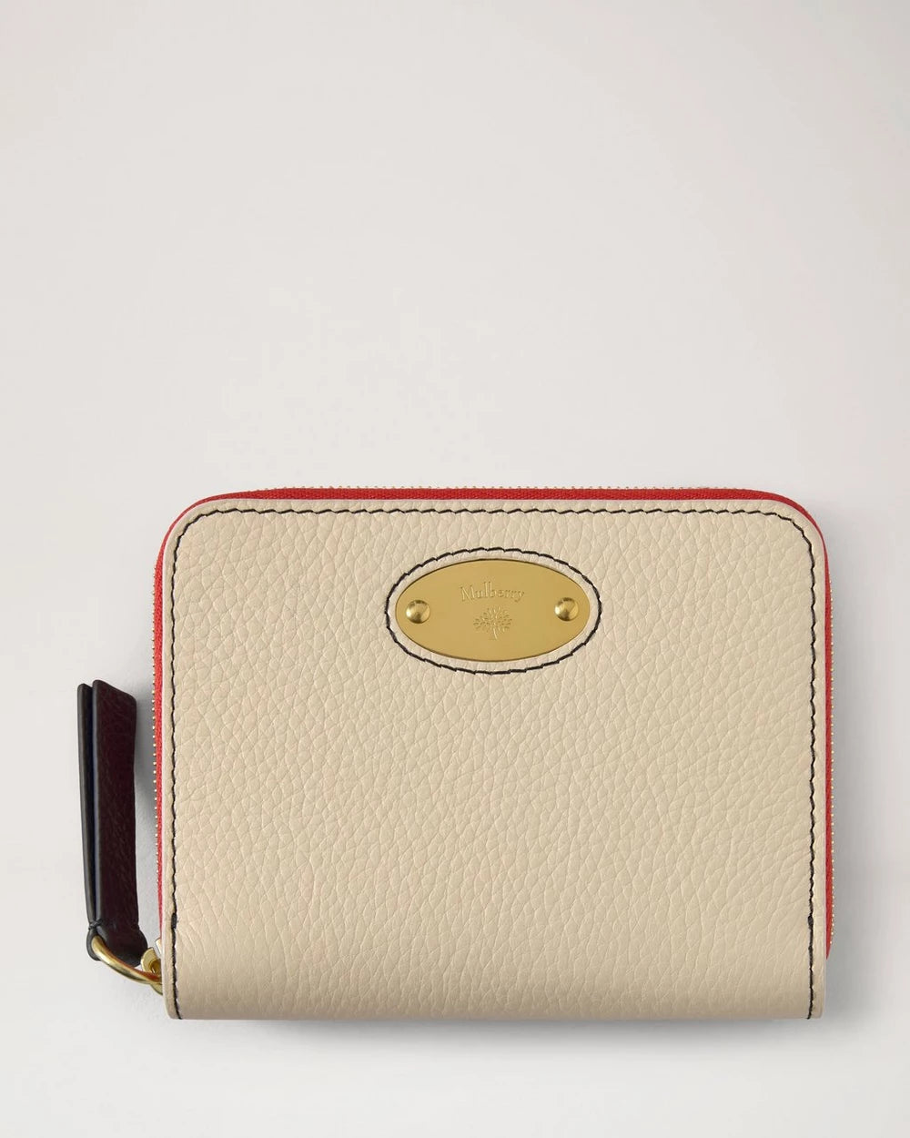 Mulberry Plaque Small Zip Around Purse