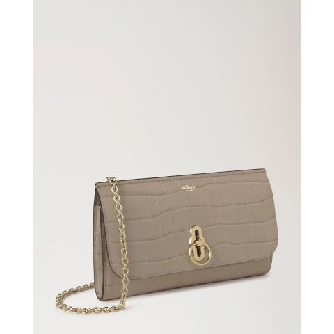 Mulberry Amberley Clutch in Cashmere Taupe