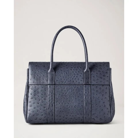 Mulberry Bayswater in Stormy Blue Ostrich