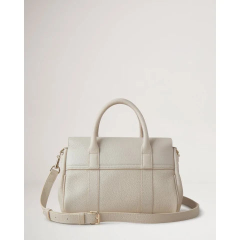 Mulberry Small Bayswater Satchel in Chalk