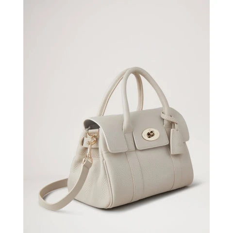 Mulberry Small Bayswater Satchel in Chalk