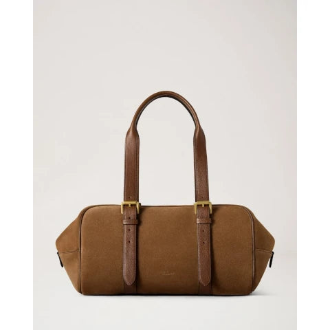 Mulberry Boston in Vintage Oak Suede