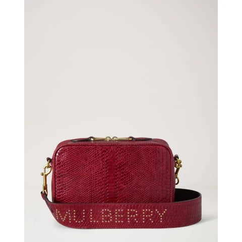 Mulberry Darley Camera Bag in Snake Print