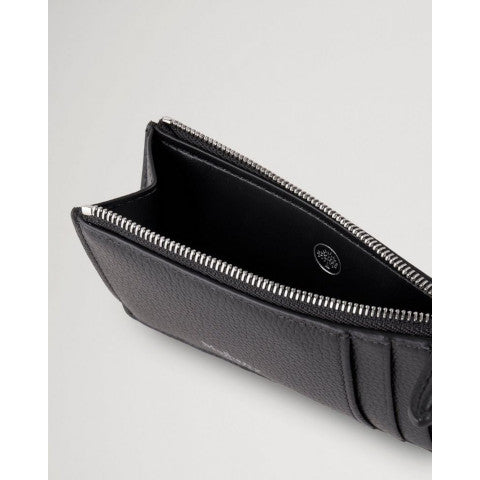 Mulberry Continental Zipped Card in Black