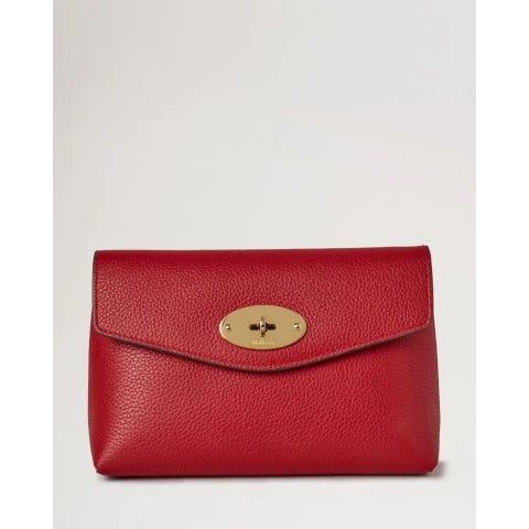 Mulberry Darley Cosmetic Pouch Red