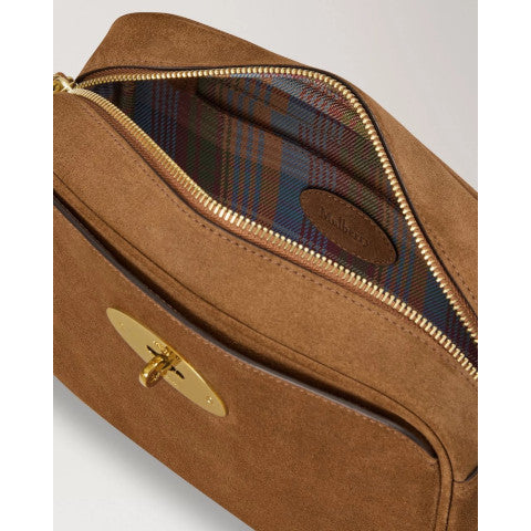 Mulberry Darley Camera Bag in Vintage Oak Suede