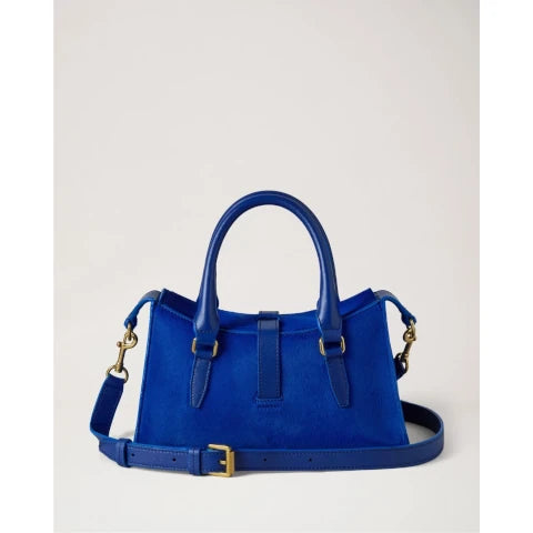 Mulberry Mini Roxanne in Pigment Blue Hair Calf