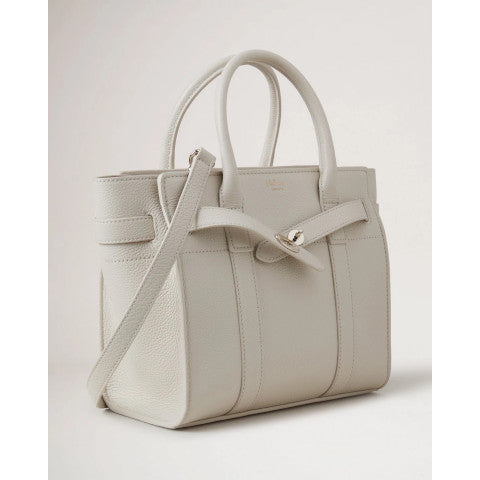 Mulberry Mini Zipped Bayswater in Chalk
