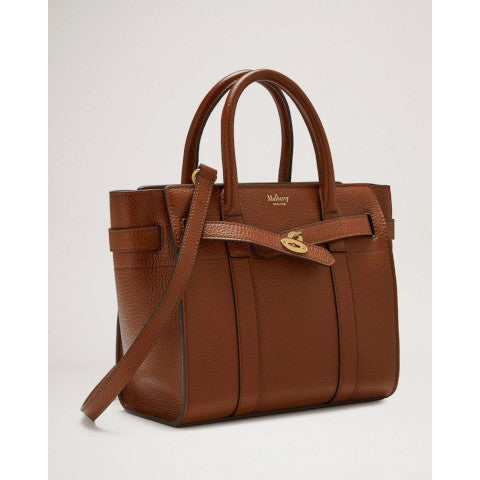 Mulberry Mini Zipped Bayswater in Oak