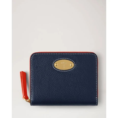Mulberry Plaque Small Zip Around Purse