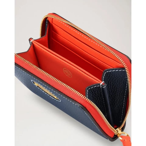 Mulberry Plaque Small Zip Around Purse