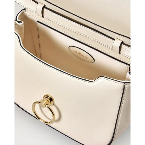 Mulberry Small Amberley Top Handle Eggshell