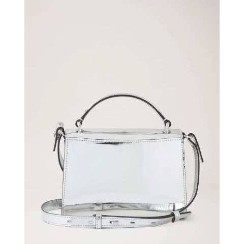 Mulberry Small Lana Top Handle in Silver