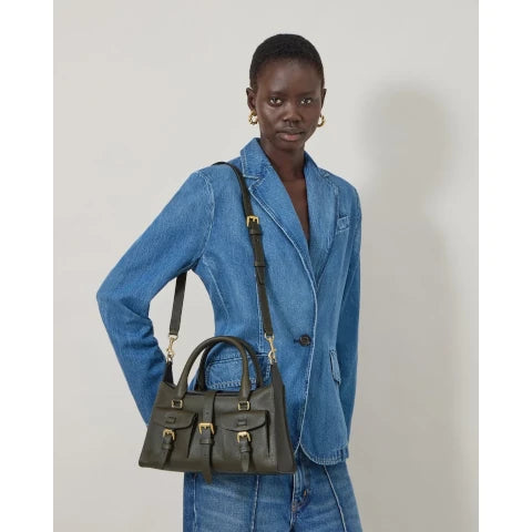 Mulberry Small Roxanne in Juniper Green NVT