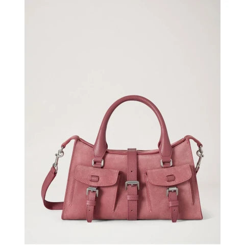 Mulberry Small Roxanne in Pink Scrumpy Suede