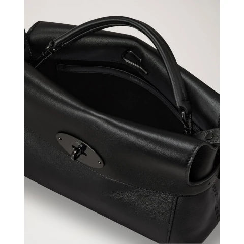Mulberry Small Stevie Top Handle in Black