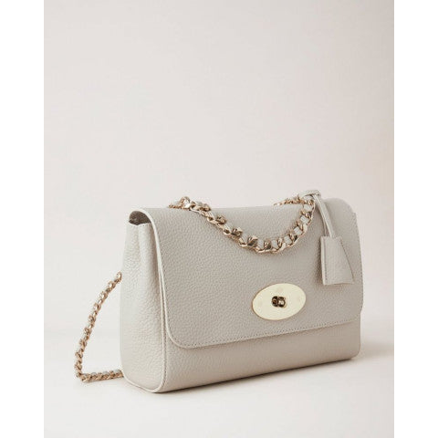 Mulberry Medium Top Handle Lily in Chalk