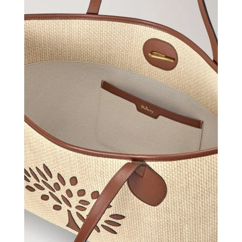 Mulberry Raffia Tree Tote