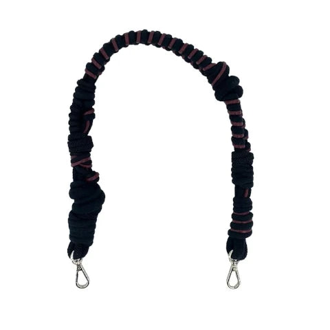 My Bob Samba Strap in Black and Bordeaux