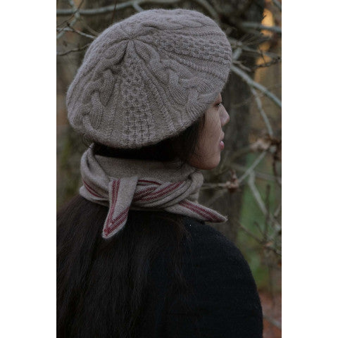 Oats & Rice Bronte Spindle-Shaped Cashmere Scarf
