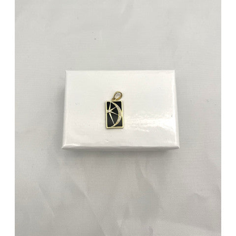 Paula Rosen Onyx Window Charm