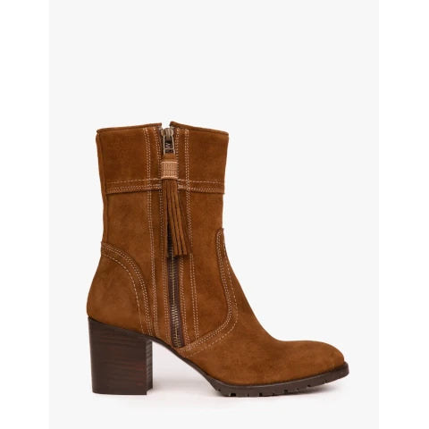 Penelope Cropped Fina Tassel Boot
