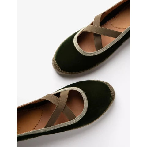 Penelope Chilvers Chico Velvet Espadrille