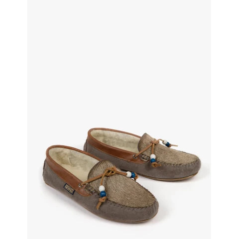Penelope Chilvers Moccassin Pony Wool-Lined Slipper