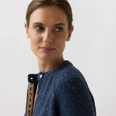Ann Mashburn Romy Embroidered Cardigan
