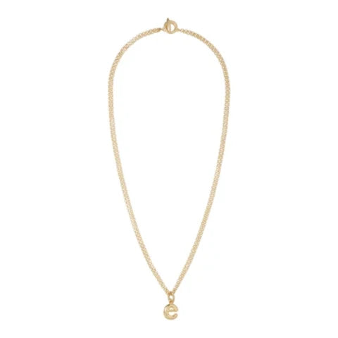 Roxanne Assoulin Puffy Initial Necklace