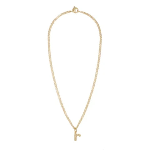 Roxanne Assoulin Puffy Initial Necklace