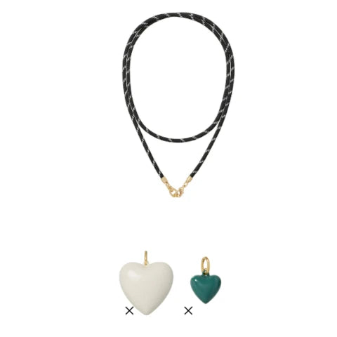 Roxanne Assoulin The Long Happy Cord Charm Necklace