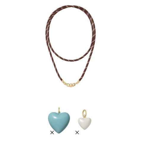 Roxanne Assoulin The Long Happy Cord Charm Necklace