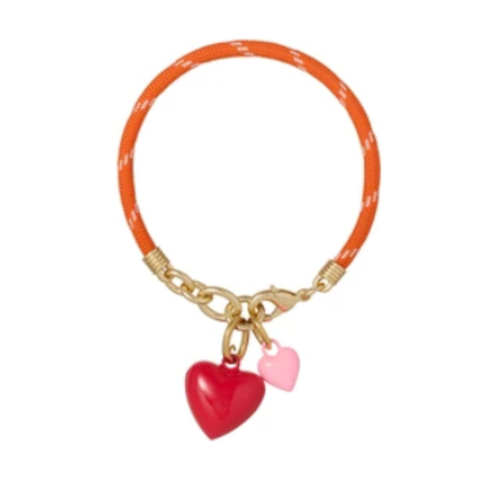Roxanne Assoulin Happy Cord Mini Double Heart Bracelet