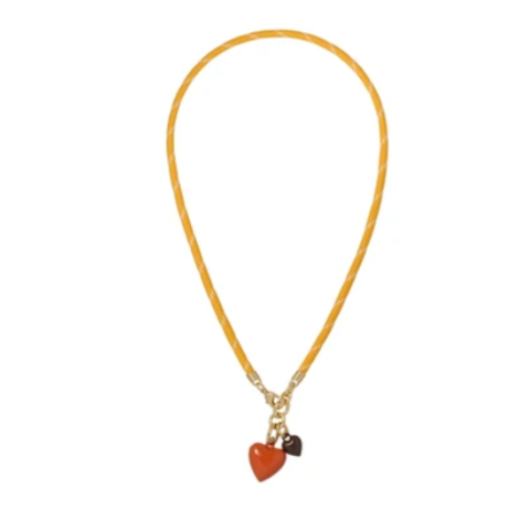 Roxanne Assoulin Happy Cord Mini Double Heart Necklace