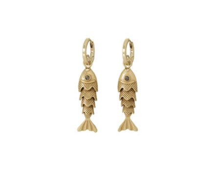 Roxanne Assoulin Fish Drop Earring
