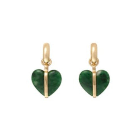 Roxanne Assoulin Stone Mini Heart Earrings