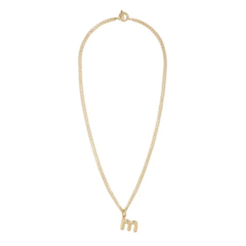 Roxanne Assoulin Puffy Initial Necklace