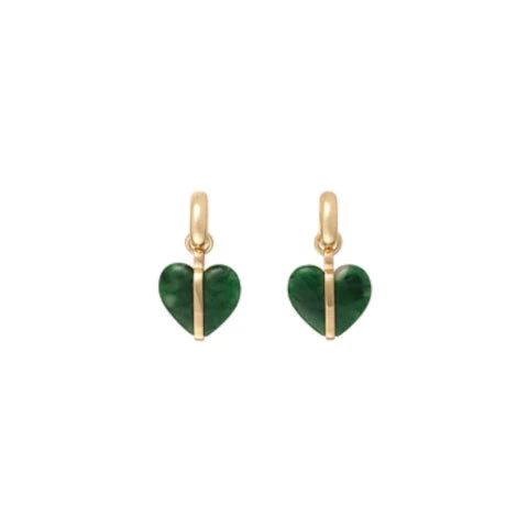 Roxanne Assoulin Stone Mini Heart Earrings